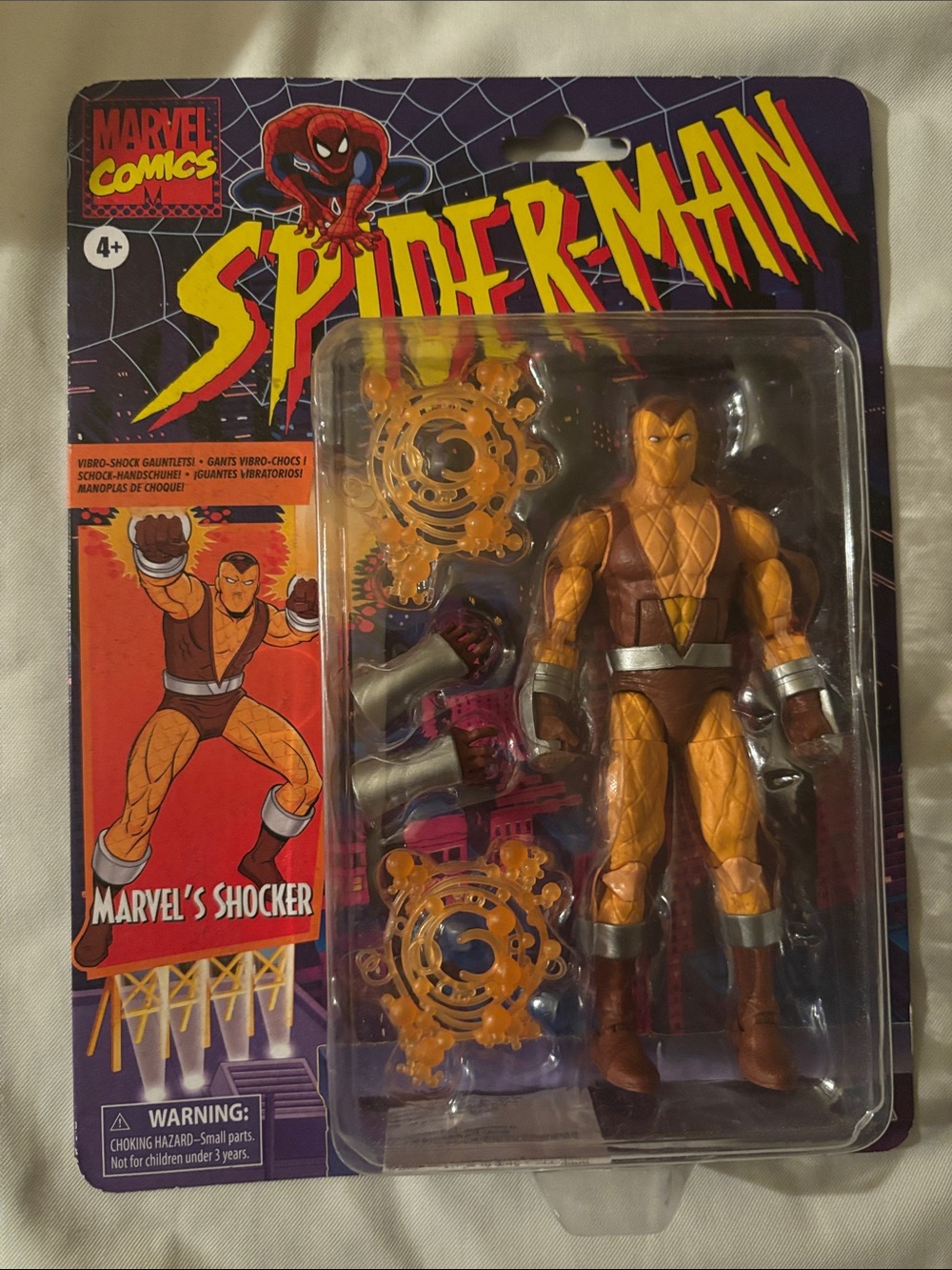 Marvel Shocker Action Figure - Yellow & Brown